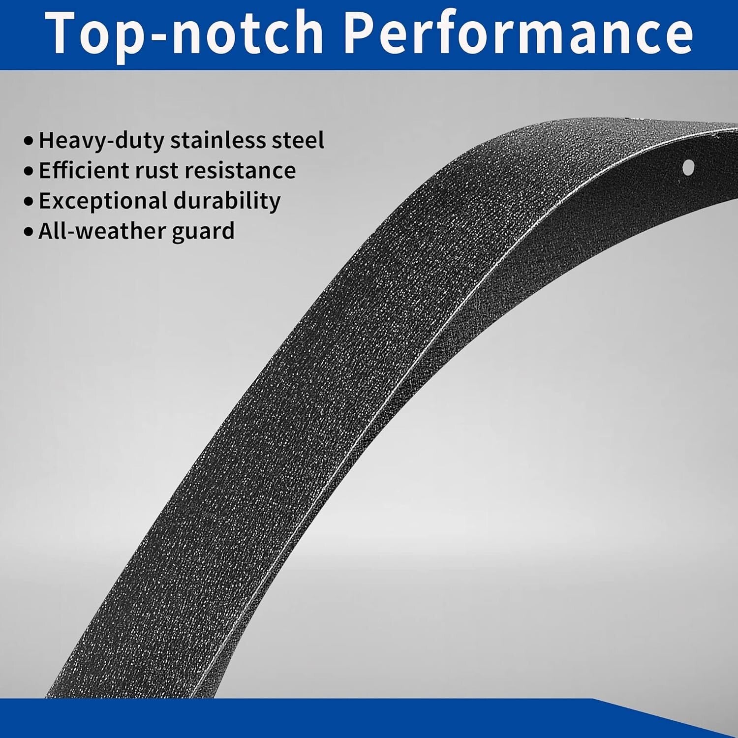 Heavy-Duty Steel Wheel Flares for 1997-2006 Jeep Wrangler TJ & LJ - Easy Install