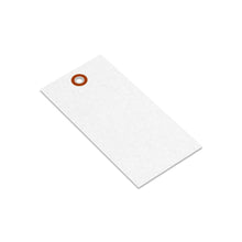 Load image into Gallery viewer, Durable 1000-Pack Blank White Shipping Tags - 4.75" x 2.375" with Metal Eyelet