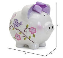 Load image into Gallery viewer, Colorful 1-Pound Paper Bird Ceramic Bank - A Safe Savings Solution for Girls