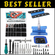 Load image into Gallery viewer, Durable Aluminum Work Stand and 1100 RC Screws for Easy Repairs &amp; Customization