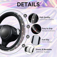 Load image into Gallery viewer, Universal Fit 12-Pc Bling Seat Covers &amp; Steering Wheel Set - Gift-Worthy Designs