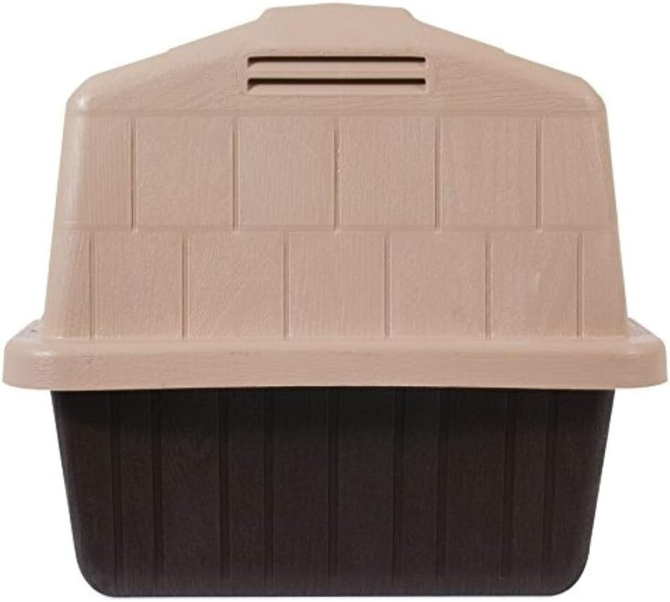 Weather-Resistant Aspen Pet Outdoor Dog House for Medium Breeds (25-50 lbs)