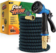 Load image into Gallery viewer, Durable 50FT Expandable Hose with Ergonomic 8-Function Nozzle for Easy Gardening