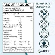 Load image into Gallery viewer, Antioxidant-Rich Cold Pressed Grapeseed Oil for Cooking &amp; Skin Care, 1 Gallon
