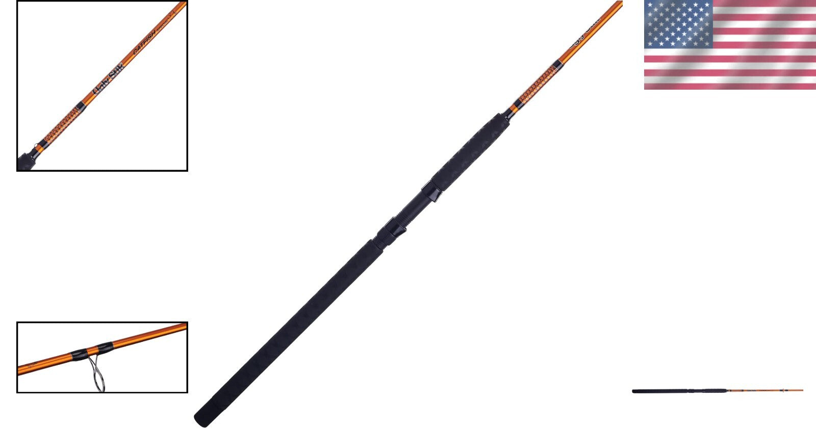 10' Catfish Special Medium Heavy Spinning Rod - Sensitive & Durable Design