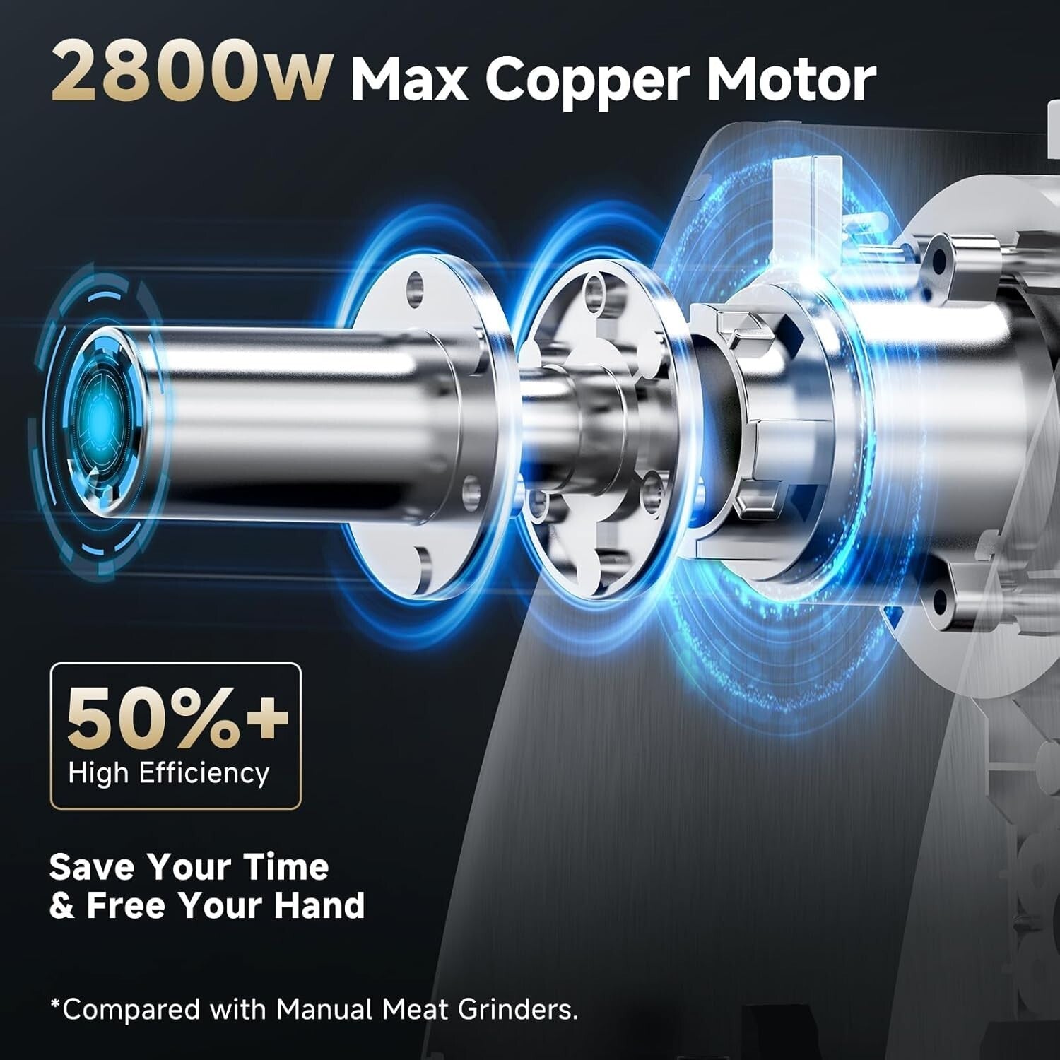 All-in-One Stainless Steel Meat Grinder: 4 Accessories for Ultimate Kitchen Use