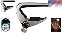 Load image into Gallery viewer, Newport Series Silver Guitar Capo - Lightweight, 6 String Acoustic Essential
