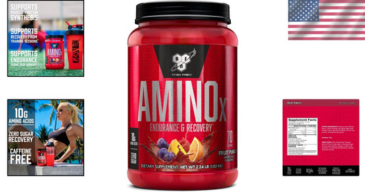 10g Amino Acids Per Serving - Caffeine Free Muscle Recovery Powder, 70 Servings