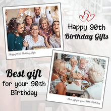 Load image into Gallery viewer, Charming 90th Birthday Throw Blanket - Rose Color, Ideal Keepsake for Her