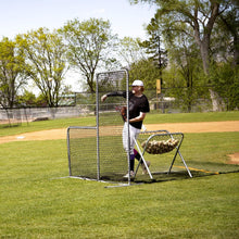 Load image into Gallery viewer, 84" Adjustable Baseball &amp; Softball Safety Screen - Ambidextrous, Easy Setup Net