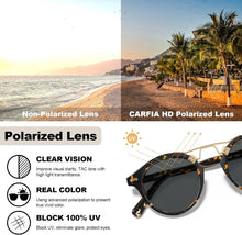 Load image into Gallery viewer, Retro Double Bridge Polarized Sunglasses for Women | UV Protection &amp; Elegance