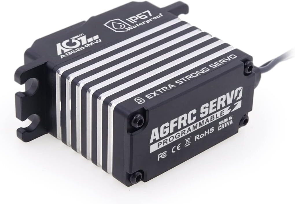 55KG High Torque Programmable Waterproof Brushless RC Servo Motor for 1/10 Cars