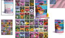 Load image into Gallery viewer, Heirloom Flower Seed Collection | 36 Assorted Pollinator Plants for Your Garden