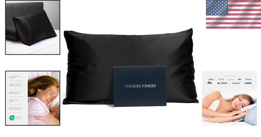 Queen Mulberry Silk Pillowcase, 25mm Thick & Wrinkle-Resistant - Ultimate Luxury