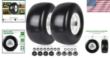 Load image into Gallery viewer, Heavy-Duty 2-Pack 13" Lawn Mower Tires with Rim &amp; 3/4" Bearings - Puncture Proof