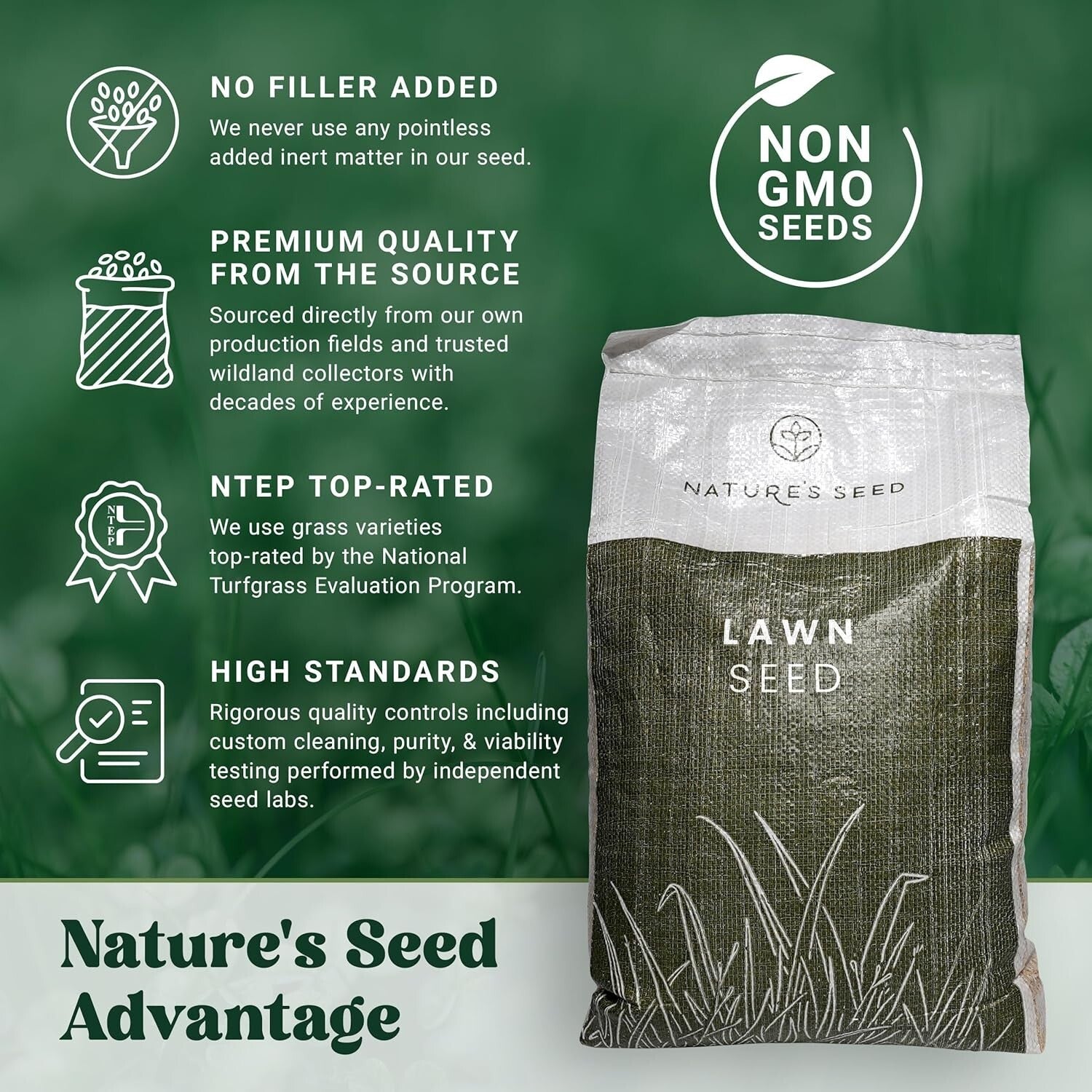 5000 sq ft White Dutch Clover Seed - Year-Round Green & Water-Efficient Solution