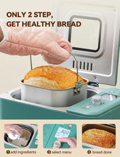 Load image into Gallery viewer, Compact All-Metal Bread Maker - 550W Dual Heaters for Perfect Homemade Bread