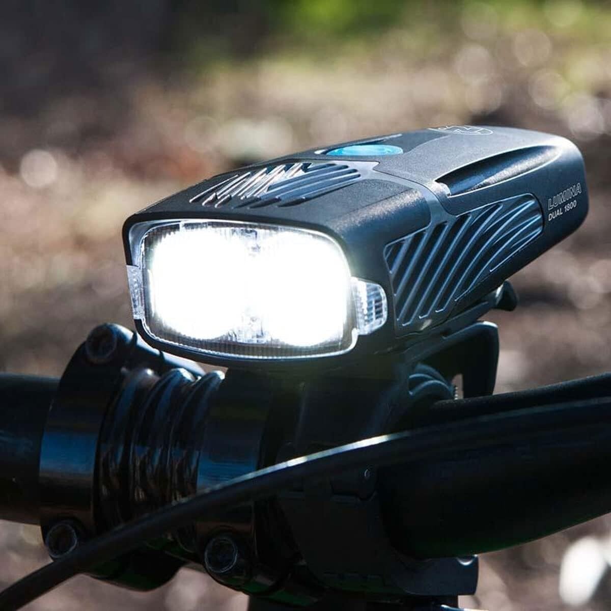 Compact Rechargeable Bike Headlight with Side Visibility & Low Battery Alert