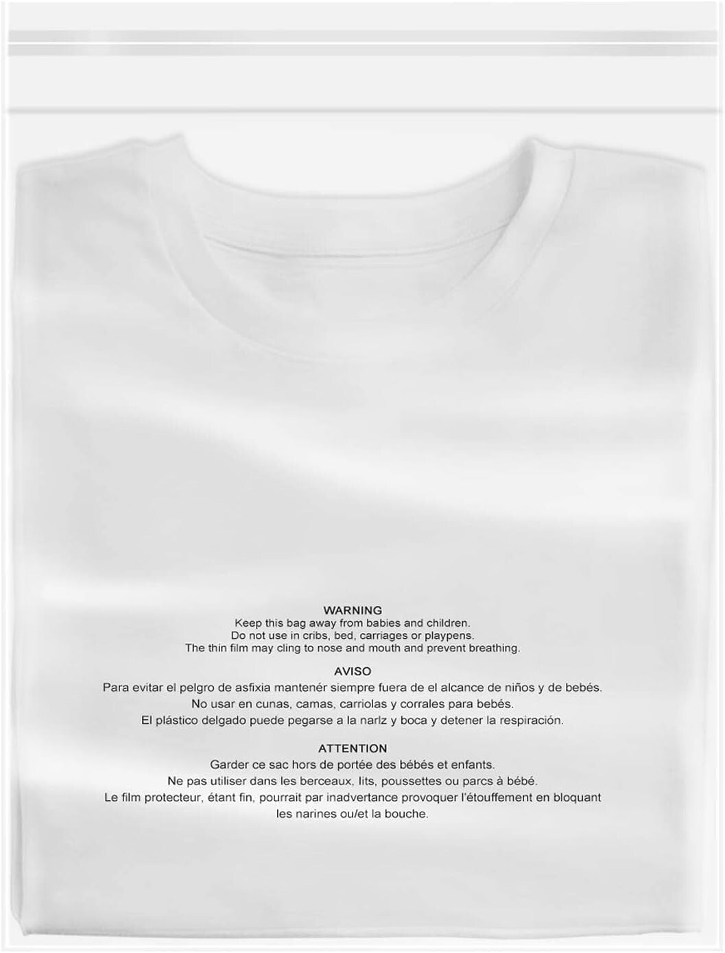 18"x24" Clear Poly Bags - 200 Count, Food-Grade, Resealable, 1.6 Mil Thickness