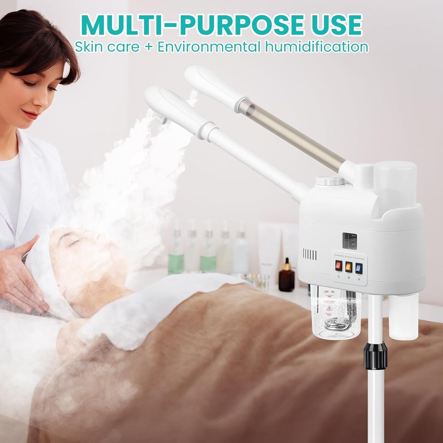 Advanced Facial Steamer with Nano Technology – Moisturizing & Hydrating