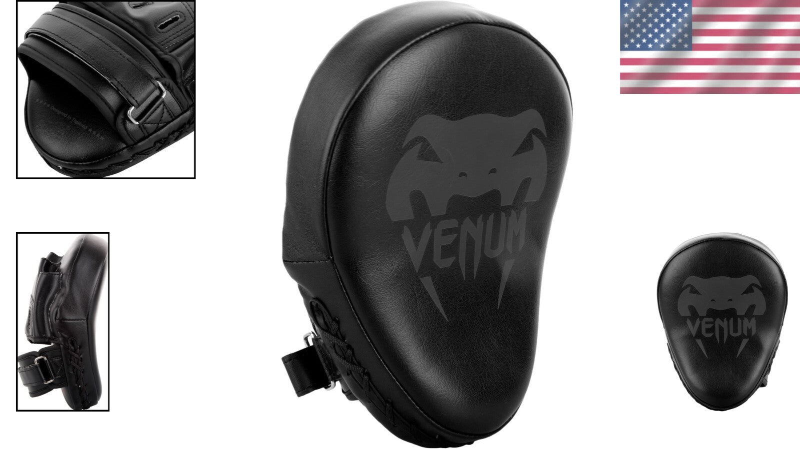 Multi-Density Foam Focus Mitts - Black Training Gloves for Speed & Comfort