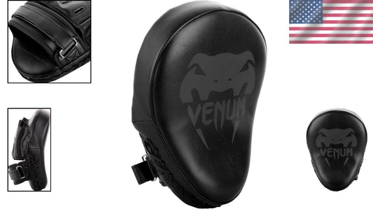 Multi-Density Foam Focus Mitts - Black Training Gloves for Speed & Comfort