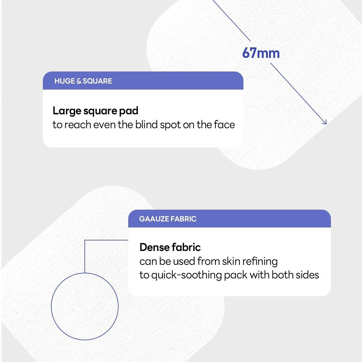 200 Hypoallergenic Madecassoside Cotton Pads - Tea Tree Skin Care Solution