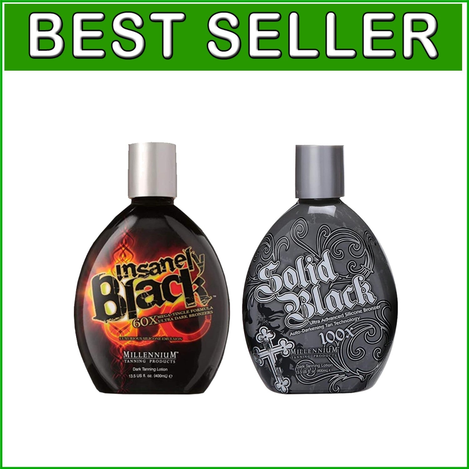 Ultimate 100x & 60x Bronzing Tanning Lotions - Fast Results, Long-Lasting Color