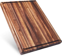 Load image into Gallery viewer, Functional 20x15 in Walnut Cutting Board with Juice Groove for Hassle-Free Prep