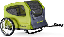 Load image into Gallery viewer, Comfortable Dog Trailer with Quick Release Wheel for Safe Biking Adventures