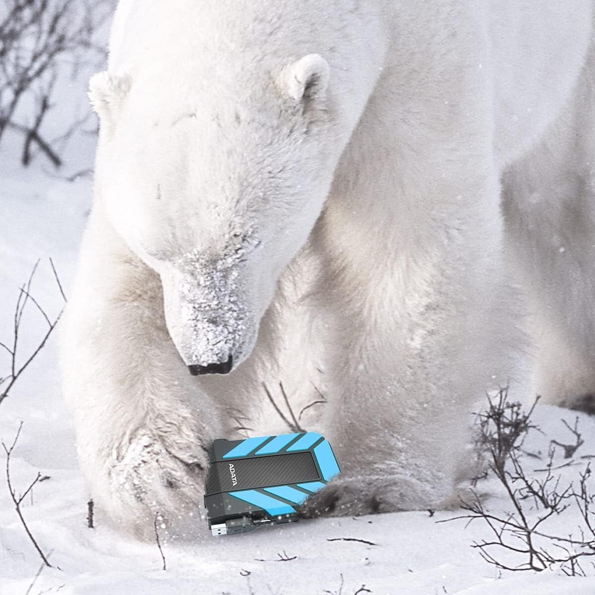 IP68 Waterproof 2TB Portable Hard Drive - Shockproof USB 3.1 Storage Solution