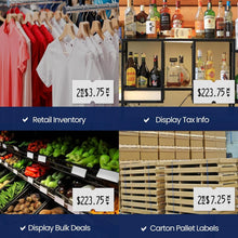 Load image into Gallery viewer, Versatile White 1 Line Pricing Labels – 32 Rolls, Perfect for Retail Needs