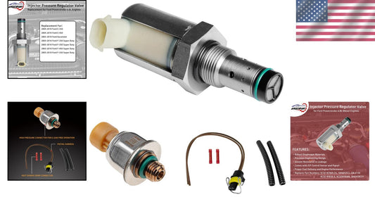 5C3Z-9C968-CA Compatible IPR Valve & ICP Sensor for Ford Diesel Engines 6.0L