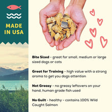 Load image into Gallery viewer, Sustainably Sourced Freeze Dried Salmon Treats - Healthy for Dogs of All Sizes