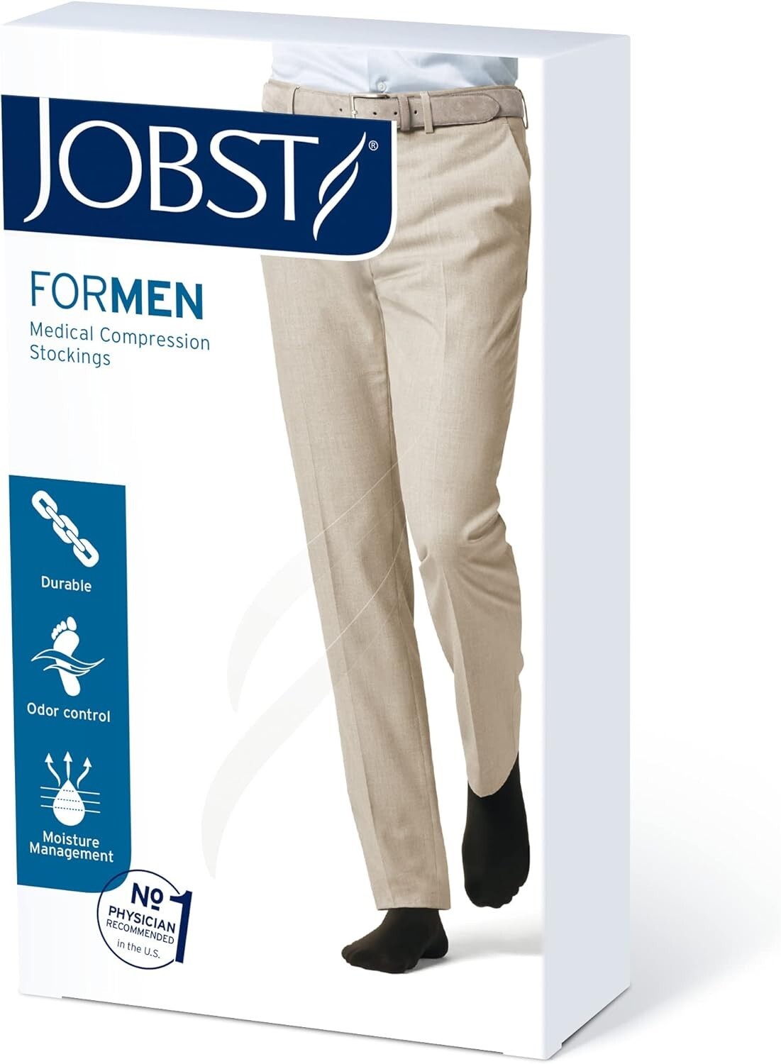 Affordable Medical Compression Socks, Men’s 15-20 mmHg Knee High Legwear