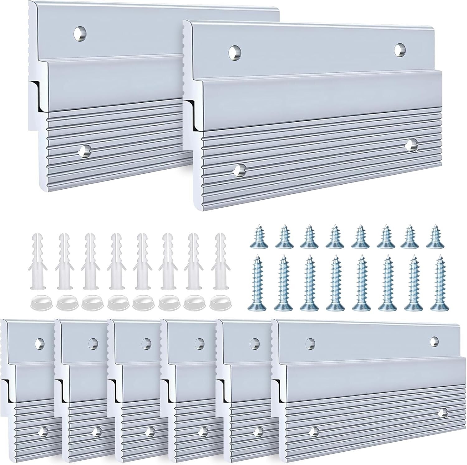 Aluminum French Cleat Hanger Set - Invisible Mounting for Artwork & Mirrors