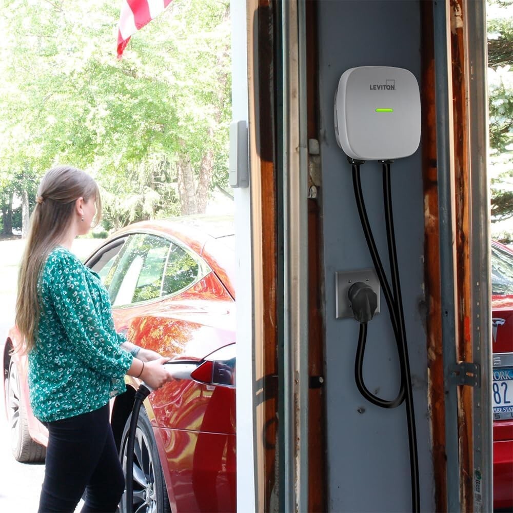 Flush Mount 50 Amp Heavy Duty EV Charging Receptacle, Compatible with All Models