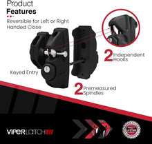 Load image into Gallery viewer, Weather-Resistant ViperX2 Gate Latch - Keyed Alike for Vinyl, Wood &amp; Metal