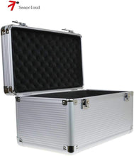 Load image into Gallery viewer, Durable Aluminum-Wrapped 10-Bay Storage Case for 3.5" HDDs - Lockable Design