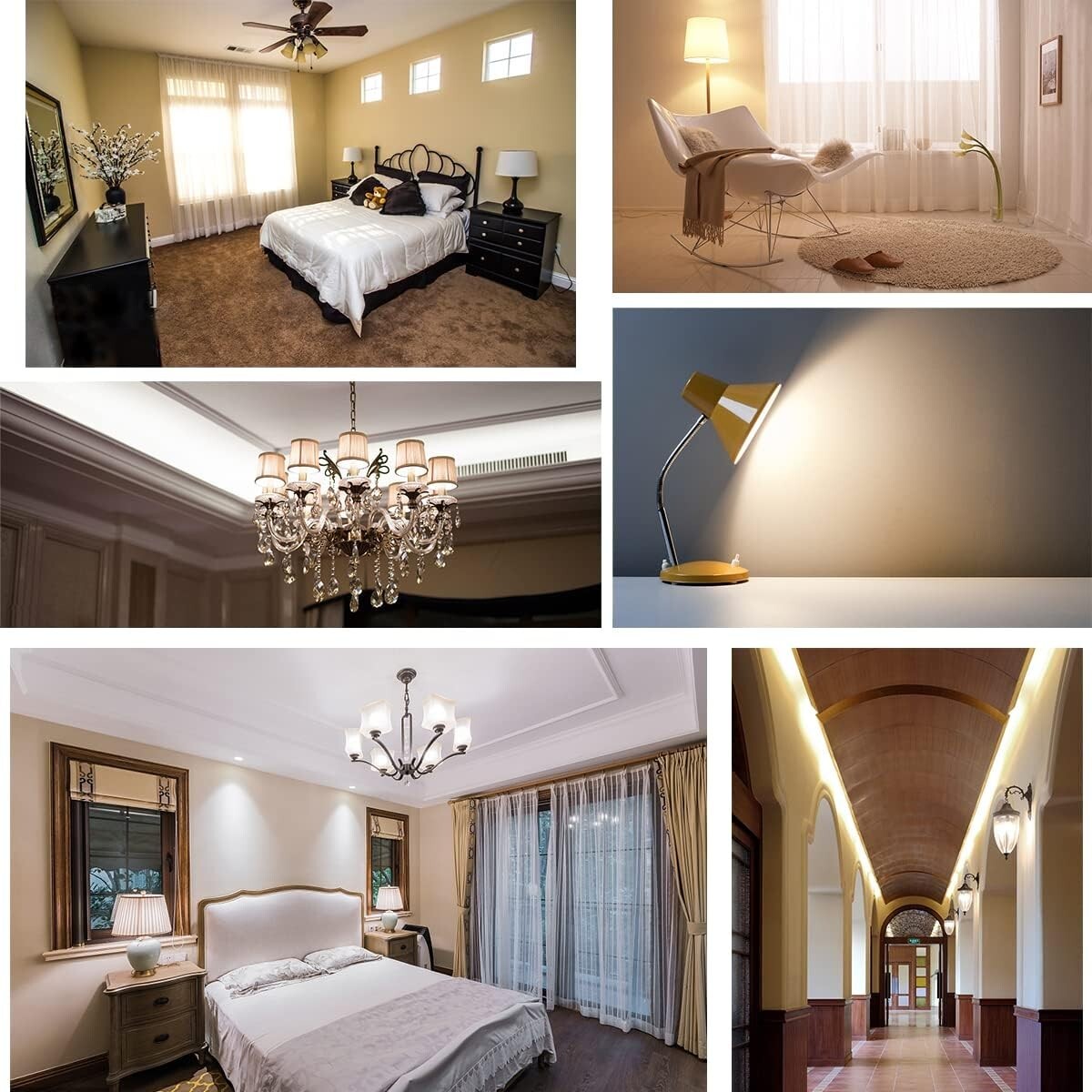 12-Pack Color Changing E12 LED Candelabra Bulbs with Remote Control - 560 Lumens