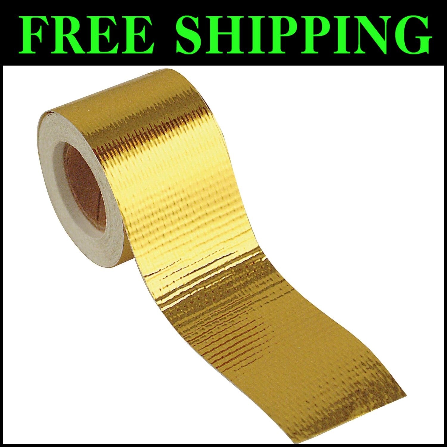 Durable Reflective Heat Barrier Tape 2" x 15' - Protect Sensitive Vehicle Parts