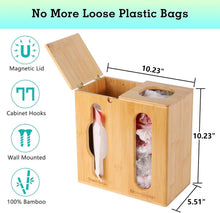 Load image into Gallery viewer, Magnetic Closure Wall-Mounted Grocery &amp; Trash Bag Storage for Home Organization