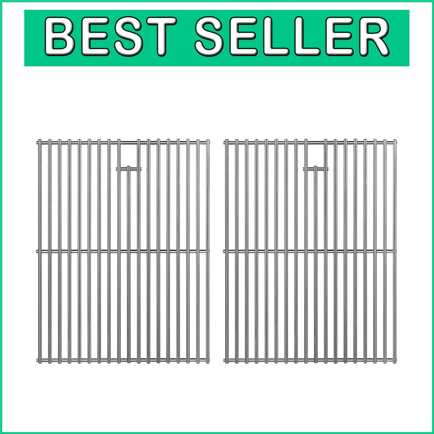 Durable 17-inch Stainless Steel Grill Grates for Nexgrill & Charbroil Models