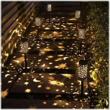 Load image into Gallery viewer, Elegant Solar Garden Lanterns – Art Deco Pathway Lights for Outdoor Decor