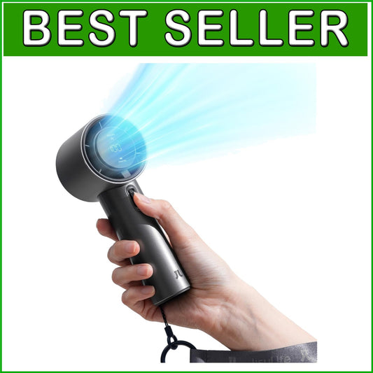 Rechargeable Handheld Fan - Turbo Speed, Compact Size, Ideal for Travel & Sports