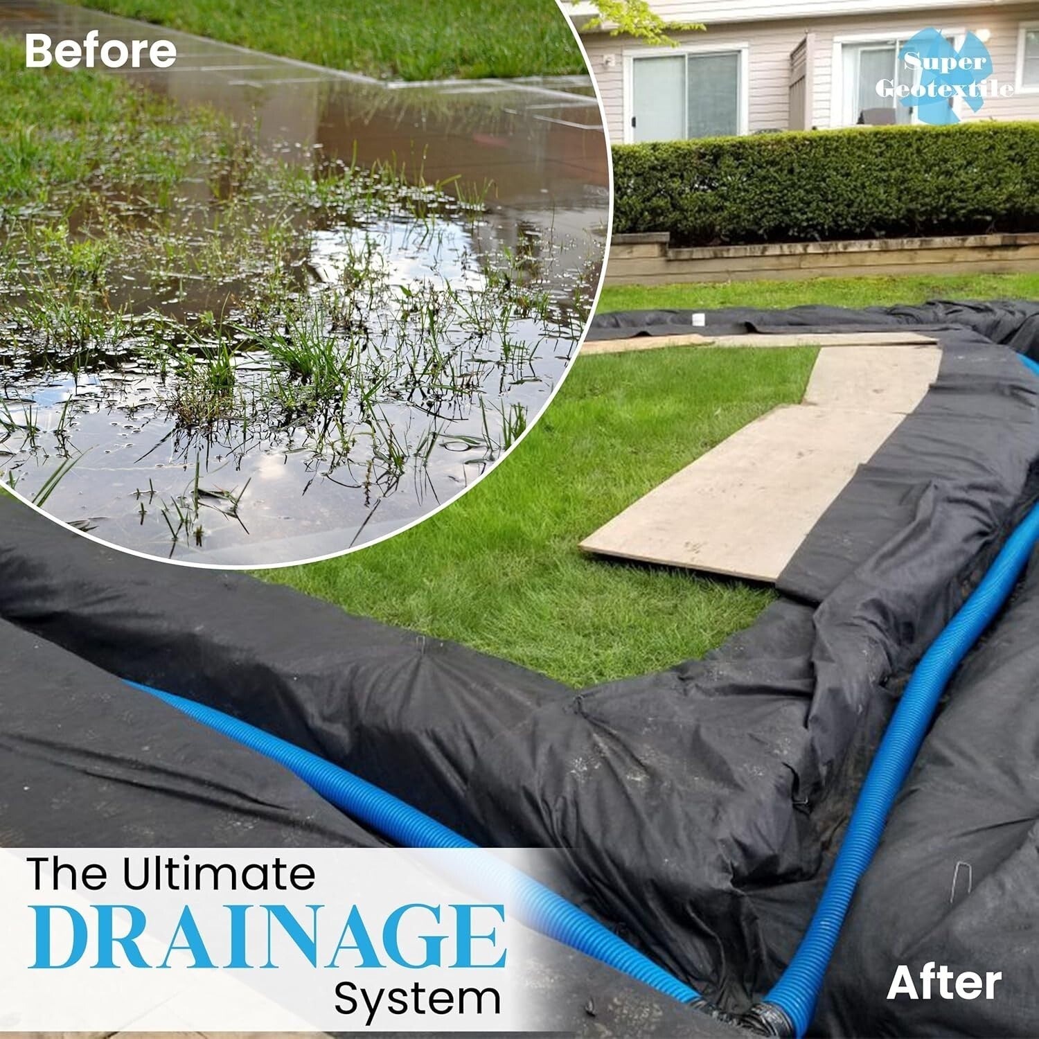 4 oz Heavy-Duty Non-Woven Geotextile: Durable Fabric for Landscaping Projects