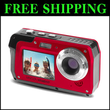 Load image into Gallery viewer, 48MP Waterproof Digital Camera with Dual LCD Screens - 2.7K Video Capture