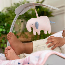 Load image into Gallery viewer, Pink Burst Portable Baby Seat: 3-in-1 Vibrating Bouncer, Rocker &amp; Toddler Rocker