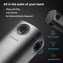 Load image into Gallery viewer, MAXHUB 360-Degree 4K Smart Video Conference Camera with Auto Speaker Tracking