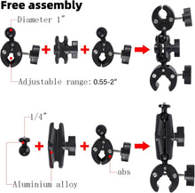 Load image into Gallery viewer, Versatile Motorcycle Camera Mount Kit with 61" Selfie Stick for Stable Recording